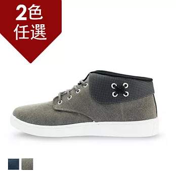 PLAYERMIT 休閒撞色潮流板鞋 (JP56)-灰色26灰色