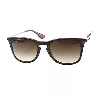 【Ray Ban 雷朋】NEW!!4221F-865/13太陽眼鏡-亞洲加高鼻墊款(#琥珀框-漸層棕鏡面)