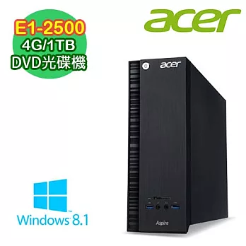 ACER宏碁 ACX-105-B 新機 4G/1TB/Win8.1 雙核 桌上型電腦 (ACX-105-B-007/E1-2500)