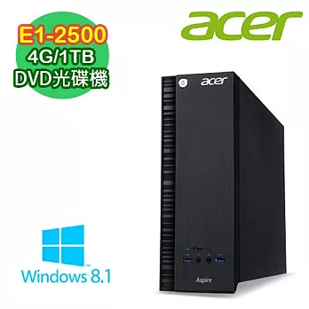 Acer宏碁 ACX-105-B 新機 4G/1TB/Win8.1 雙核 桌上型電腦 (ACX-105-B-007/E1-2500)