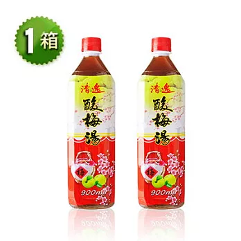 【物質波】清逸酸梅湯(900ml/瓶)12瓶