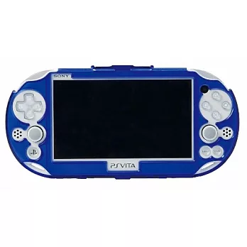 HORI PSV PS Vita 2000型 主機水晶殼藍色 (PSV-133)