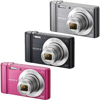 SONY DSC-W810高畫質數位相機(公司貨)-加送SDHC32G記憶卡+原廠電池(含標配共2顆)+專用座充+清保組+讀卡機+原廠包-黑色