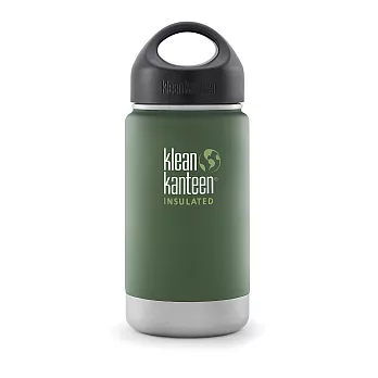 美國Klean Kanteen寬口保溫鋼瓶355ml-綠葡萄