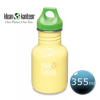 美國Klean Kanteen不鏽鋼瓶355ml-陽光黃