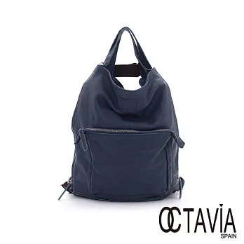 【Octavia 8 真皮】輕愛的 羊皮三用隨身包 - NAVY藍NAVY藍