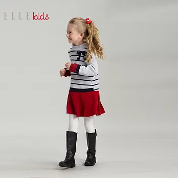 【ELLE】典雅氣質高領洋裝(麻灰)160麻灰