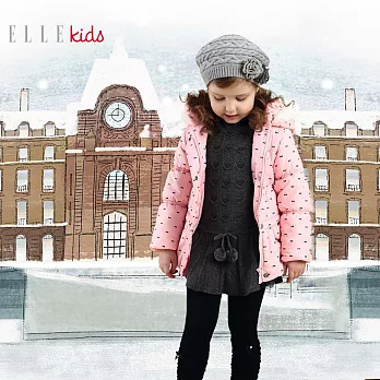 【ELLE】毛線連帽背心裙(深灰)100深灰