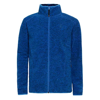 【hilltop山頂鳥】男款ZiSofit保暖纖維刷毛外套H22MT5-M藍