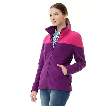 【hilltop山頂鳥】女款WINDSTOPPER抗風超撥水刷毛外套H22FR6-S紫