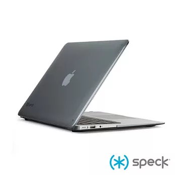 Speck SmartShell MacBook Air 13透明亮面保護殼-太空灰,蘭花紫太空灰