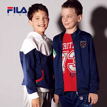 【FILA】活力73號吸排絨布圓領衫(紅)160以上紅