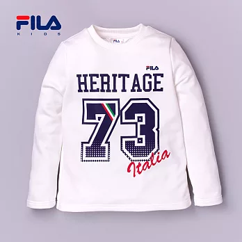 【FILA】活力73號吸排絨布圓領衫(米)155米