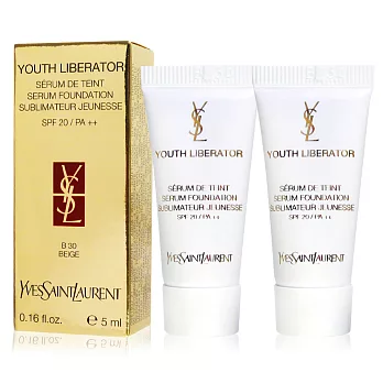 YSL 逆齡肌密精萃粉底SPF20/PA++#B30(5ml)X2入