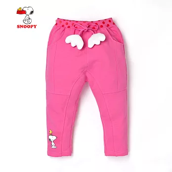 【SNOOPY】甜美史努比休閒長褲(桃紅)90桃紅