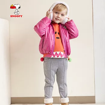 【SNOOPY】質感剪裁內刷毛長褲(灰)120灰