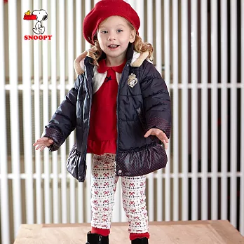 【SNOOPY】甜美史努比的蝴蝶結套裝(紅)110紅