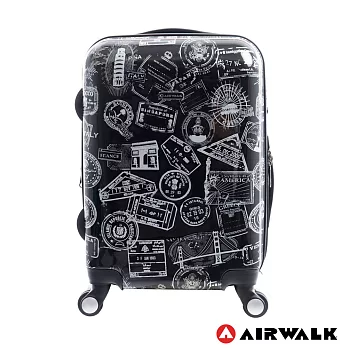 AIRWALK LUGGAGE - 精彩歷程 環郵世界20吋 - 遊玩靚黑20吋黑