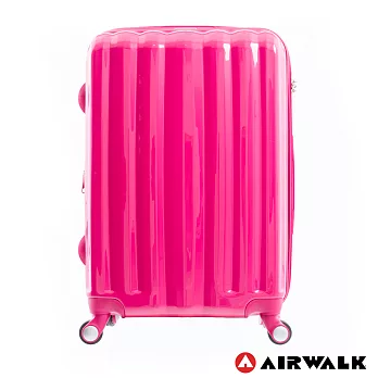 AIRWALK LUGGAGE - 花學系經典行李箱24吋 - 百合靚桃24吋桃紅