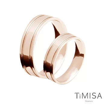 【TiMISA】 戀愛軌跡 細版(三色可選) 純鈦對戒金色+金色