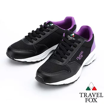 Travel Fox 躍動柔軟休閒鞋913861-01-35黑色