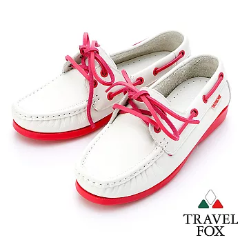 Travel Fox STYLE-甜蜜色彩帆船鞋914326-69-35粉紅色
