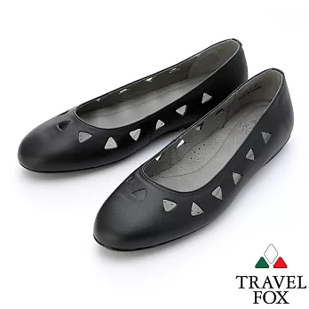 Travel Fox SOFT-柔軟平底娃娃鞋914331-01-35黑色
