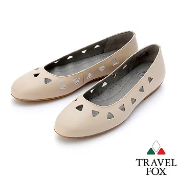 Travel Fox SOFT-柔軟平底娃娃鞋914331-06-35米灰色