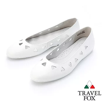 Travel Fox SOFT-柔軟平底娃娃鞋914331-07-35白色