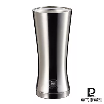 【日本Pearl Life】俏皮飲．真空曲線保冷飲料杯420cc