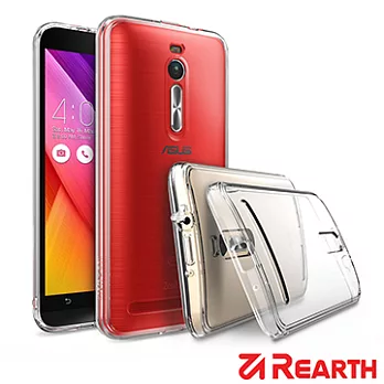 Rearth Asus ZenFone 2(Ringke Fusion) 透明保護殼(贈送保護貼)透明