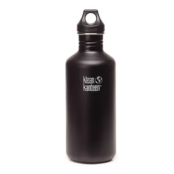 美國Klean Kanteen不鏽鋼水瓶1182ml-消光黑