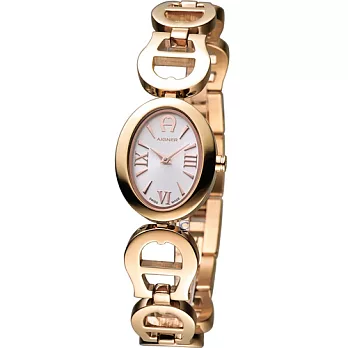 AIGNER Orvieto 馬蹄手鍊愛戀時尚腕錶 A57202