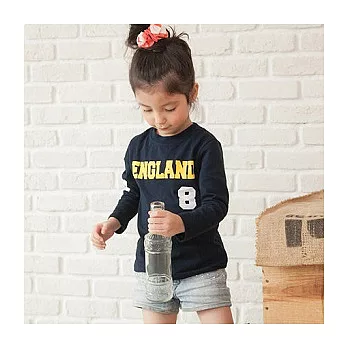 深藍英格蘭MIT長袖棉T親子裝(寶貝)90藍色