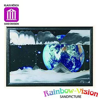 【Rainbow-Vision】水砂畫-Movie(地球)-S