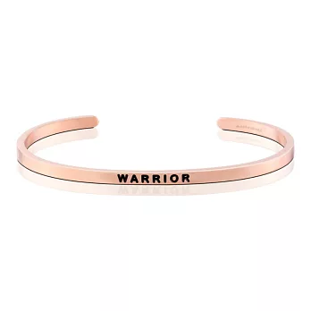 MANTRABAND 美國悄悄話手環 Warrior 真正的戰士 玫瑰金