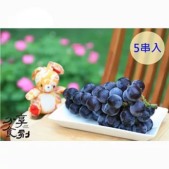 【分享食刻】新社巨峰葡萄(產銷履歷安全蔬果)(5串/2.5公斤)