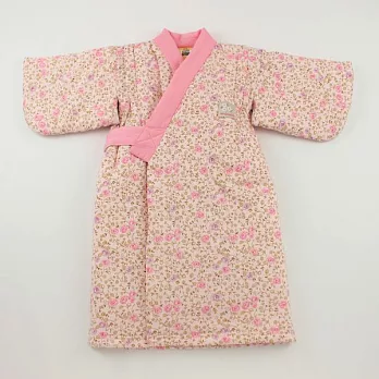 【愛的世界】純棉玫瑰鋪棉和服-台灣製-粉紅色FreeSiz