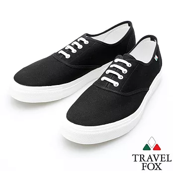 Travel Fox 經典帆布鞋914122-01-39黑色