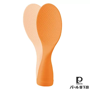 【日本Pearl Life】調皮煮．不倒飯匙-橘(日本製)