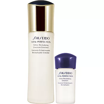 SHISEIDO 資生堂 全效抗痕亮采賦活乳(豐潤型)(100ml)+4選1#賦活乳清爽型