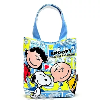 SNOOPY【we are family】帆布手提袋