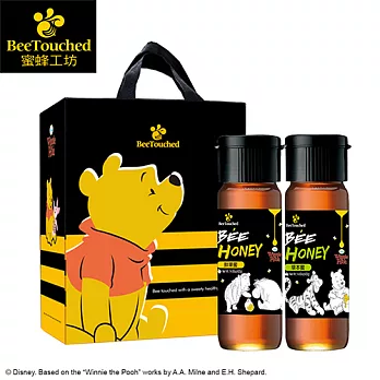 迪士尼小熊維尼420g兩入組附維尼提袋維尼鮮果蜜+草本蜜