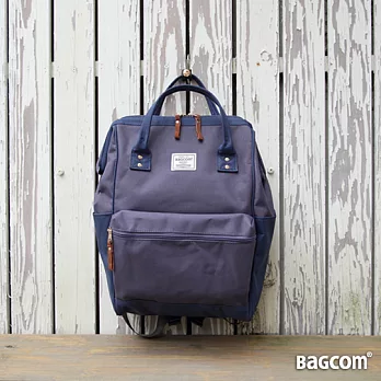 Bagcom Masaki 闊口雙色後背包-薰衣草