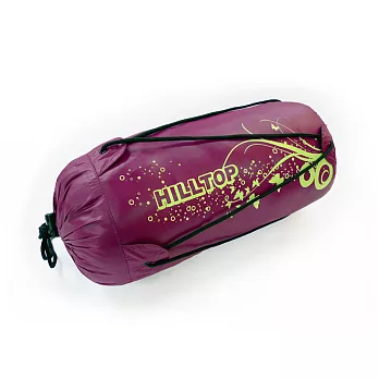【hilltop山頂鳥】超撥水立體隔間超輕量保暖蓄熱羽絨睡袋F16X55-無紫