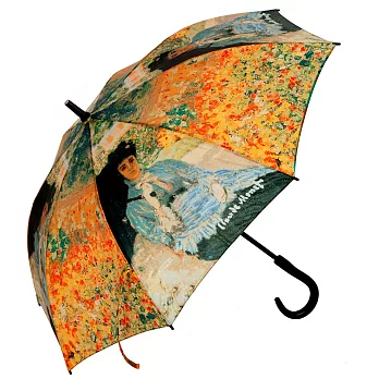 【雨傘詩人Poet of Umbrella】藝術自動直傘-莫內-花園中的卡蜜兒