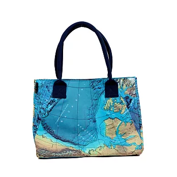 【雨傘詩人Poet of Umbrella】輕巧托特包-NASA北極圖