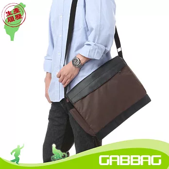 GABBAG 博德側背包GB09210-76-咖啡色