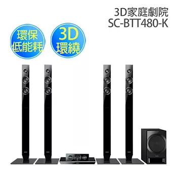 Panasonic SC-BTT480-K 國際牌 3D藍光家庭劇院 .