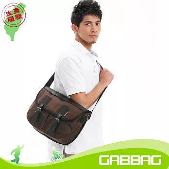 GABBAG 申柏側背包GB10206-76-咖啡色